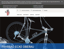 Tablet Screenshot of fahrrad-ecke-oberau.de
